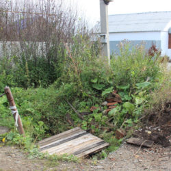 Открытые люки водопровода